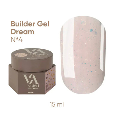 Гель для нарощування Builder Gel Dream Valeri №4 15 мл