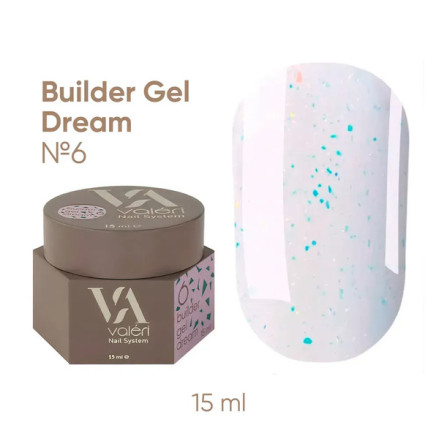 Гель для нарощування Builder Gel Dream Valeri №6 15 мл