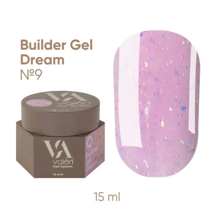 Гель для нарощування Builder Gel Dream Valeri №9 15 мл