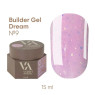 Гель для нарощування Builder Gel Dream Valeri №9 15 мл