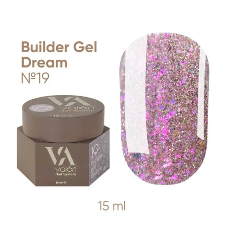 Гель для наращивания Builder Gel Dream Valeri №19 15 мл