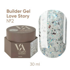 Гель для нарощування Builder Gel Valeri Love Story №2 30 мл