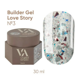 Гель для нарощування Builder Gel Valeri Love Story №3 30 мл