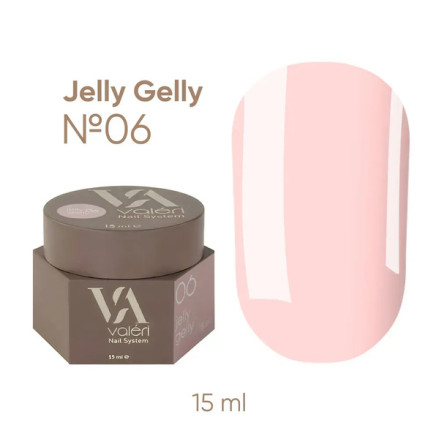 Гель для нарощування Valeri Jelly Gelly №6 15 мл
