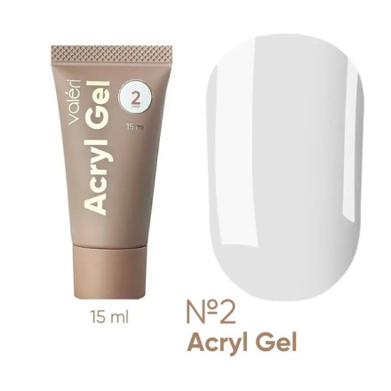 Гель для нарощування Valeri Acryl Gel №2 15 мл