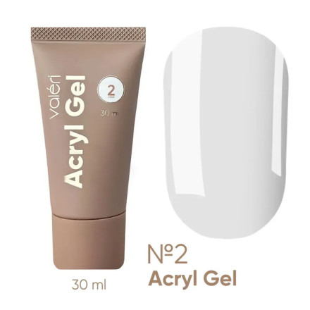 Гель для нарощування Valeri Acryl Gel №2 30 мл