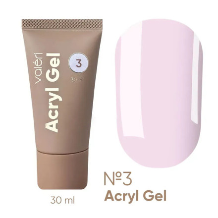 Гель для нарощування Valeri Acryl Gel №3 30 мл