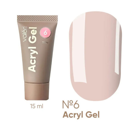 Гель для нарощування Valeri Acryl Gel №6 15 мл