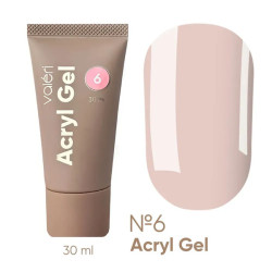 Гель для нарощування Valeri Acryl Gel №6 30 мл