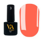 Гель-лак Valeri color №003 (Персиково-оранжевий, емаль), 6 ml