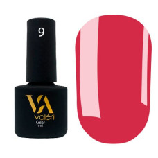 Гель-лак Valeri color №009 (Коралово-розовый, Эмаль), 6 ml