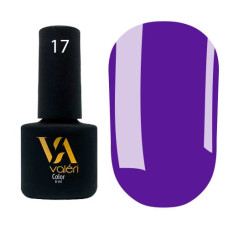 Гель-лак Valeri color №017 (Фиолетовый, эмаль), 6 ml