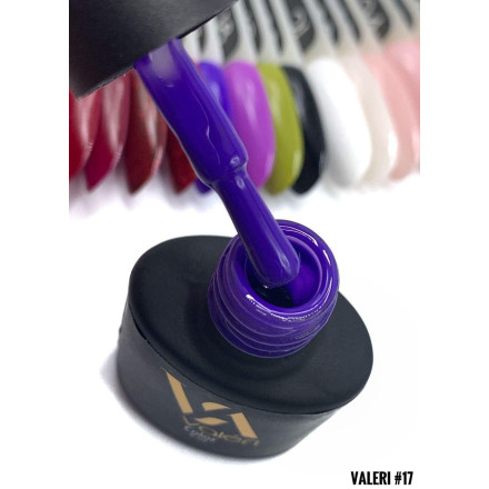 Гель-лак Valeri color №017 (Фіолетовий, емаль), 6 ml