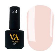 Гель-лак Valeri color №023 (Розово-бежевый, Эмаль), 6 ml