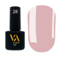 Гель-лак Valeri color №028 (Пастельный розово-бежевый, эмаль), 6 ml