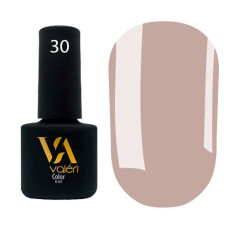 Гель-лак Valeri color №030 (Холодный беж, эмаль), 6 ml