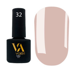 Гель-лак Valeri color №032 (Бежевий, емаль), 6 ml