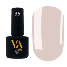 Гель-лак Valeri color №035 (Серый, эмаль), 6 ml