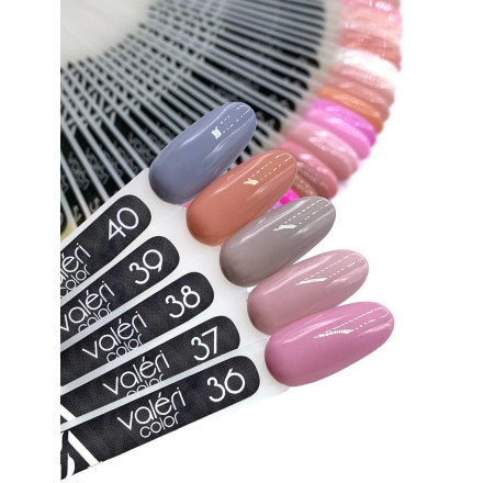 Гель-лак Valeri color №038 (Светлая фисташка, эмаль), 6 ml