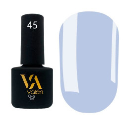 Гель-лак Valeri color №045 (Холодний світло-сірий, емаль), 6 ml