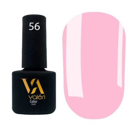 Гель-лак Valeri color №056 (Клубничный коктейль, эмаль), 6 ml