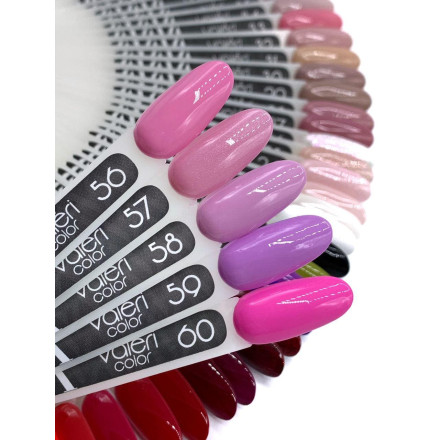 Гель-лак Valeri color №060 (Розовый, эмаль), 6 ml