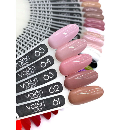 Гель-лак Valeri color №065 (Теплий беж, емаль), 6 ml