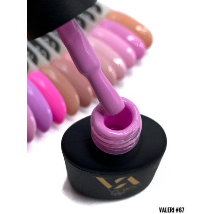 Гель-лак Valeri color №067 (Клубничное мороженое, Эмаль), 6 ml
