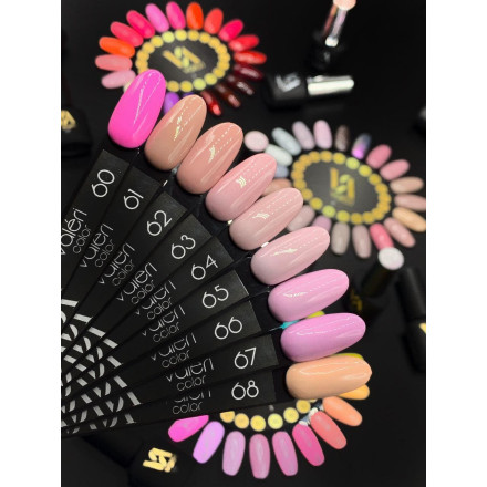 Гель-лак Valeri color №068 (Светлый оранжевый, эмаль), 6 ml