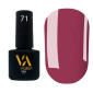 Гель-лак Valeri color №071 (Темно-розовый, эмаль), 6 ml