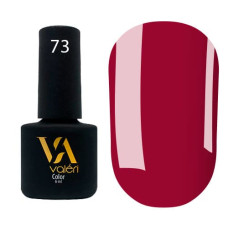 Гель-лак Valeri color №073 (Розово-бордовый, эмаль), 6 ml
