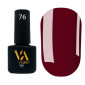 Гель-лак Valeri color №076 (Бордовый, эмаль), 6 ml