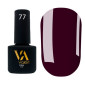 Гель-лак Valeri color №077 (Баклажан, эмаль), 6 ml