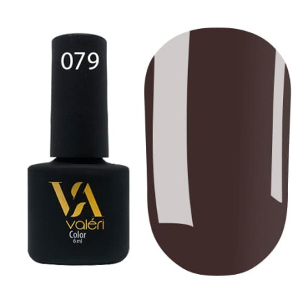 Гель-лак Valeri color №079 (Світлий баклажан), 6 ml
