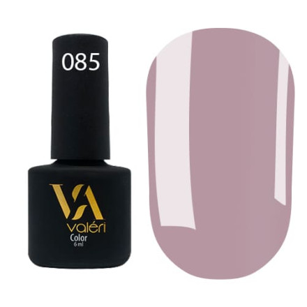 Гель-лак Valeri color №085 (Лілово-рожевий, емаль), 6 ml