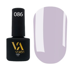 Гель-лак Valeri color №086 (Светлый лиловый, эмаль), 6 ml