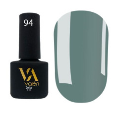 Гель-лак Valeri color №094 (Серо-голубой, эмаль), 6 ml