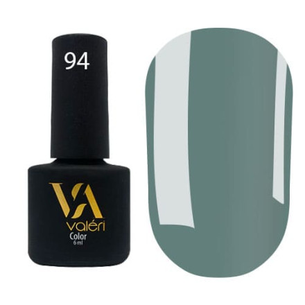 Гель-лак Valeri color №094 (Сіро-блакитний, емаль), 6 ml