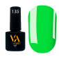 Гель-лак Valeri color №135 (Светло-зеленый, неон), 6 ml