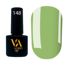 Гель-лак Valeri color №148 (Светлый зелено-оливковый, эмаль), 6 ml