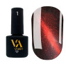 Гель-лак Valeri Cat Eyes №01 (Красный, кошачий глаз), 6 ml