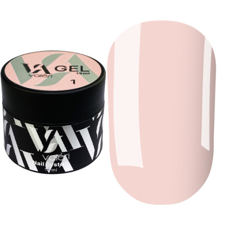 Гель для наращивания Valeri Builder Gel Nude №01 15 мл