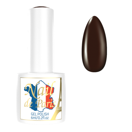 042-Гель лак Nail de Paris Шоколадний 6 мл