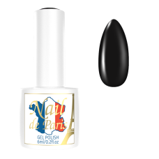 072-Гель лак Nail de Paris Класичний чорний 6 мл