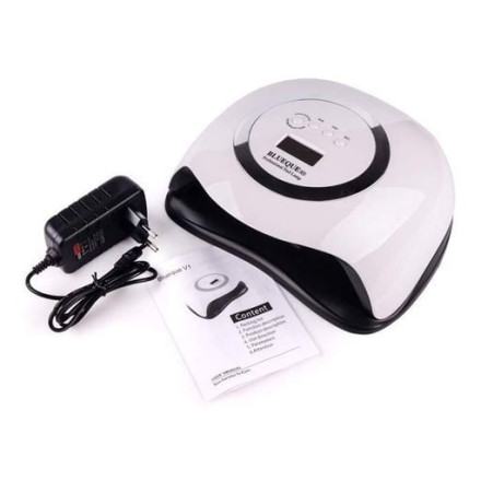 Лампа для манікюру SUN BQ-V1 SILVER 168W 