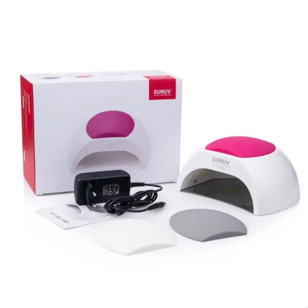 LED+UV лампа для манікюру SUNUV SUN 2С WHITE 48W (оригінал)