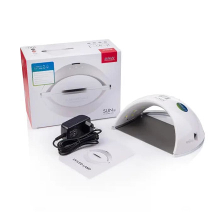 LED+UV лампа для манікюру SUNUV SUN 6 WHITE 48W (оригінал)