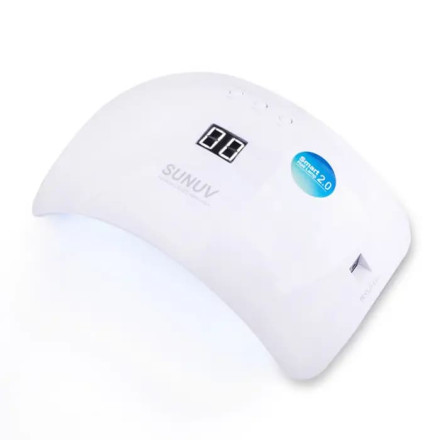 LED+UV лампа для манікюру SUNUV SUN 8 WHITE 48W (оригінал)
