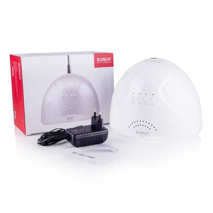 LED+UV лампа для манікюру SUNUV SUN1 SE 36W WHITE (оригінал)