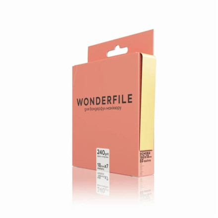 Файл-стрічка Wonderfile для пилки 130*15 мм, 240 гр 7 м.